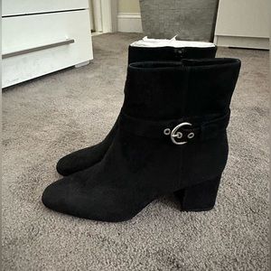 Ann Taylor suede booties